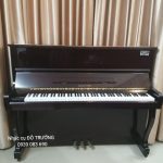 Piano Goldstar màu đỏ rượu vang chân quỳ