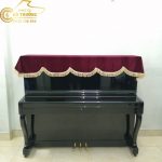 KHĂN TRẢI ĐÀN PIANO CƠ NHUNG ĐỎ ĐÔ