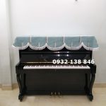 KHĂN PHỦ ĐÀN PIANO CƠ MÀU XANH HỌA TIẾT HÌNH THOI