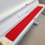 Khăn phủ phím đàn piano mẫu trơn  màu đỏ