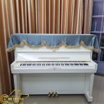 Khăn phủ đàn Piano cao cấp màu xanh trơn mềm mịn