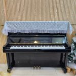 Khăn phủ đàn Piano ren hoa xanh nhạt